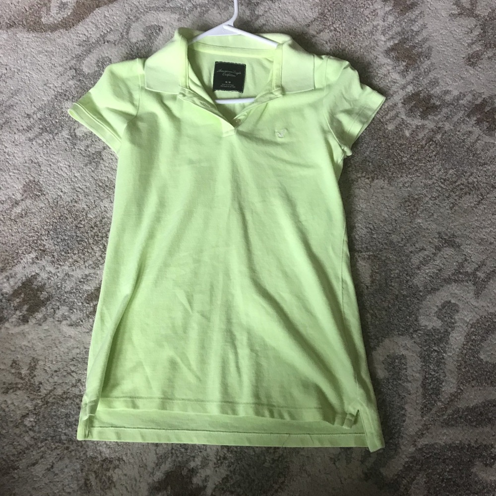 AE Neon Yellow Polo